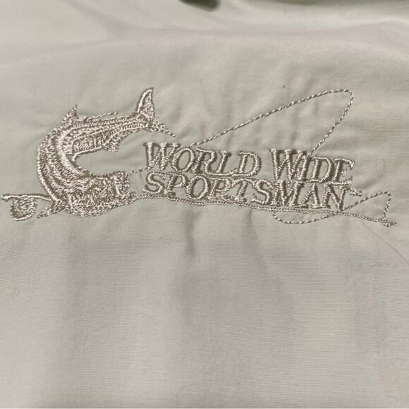 Bass Pro Worldwide Sportsman Long Sleeve Vented Button Down Shirt Men Size XL - Picture 5 of 9